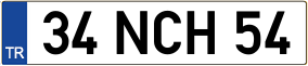 Truck License Plate